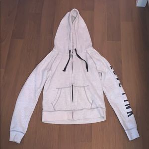 Grey zip up